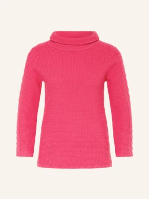 Hobbs Sweter Z Golfem Camilla Z Rękawami 3/4 pink