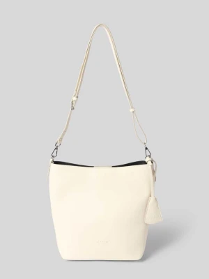Hobo bag z wytłoczone logo model 'LOHJA' Seidenfelt Beżowy