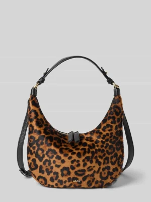 Hobo bags z naturalnej skóry model 'TEMI' Abro Jasnobrązowy