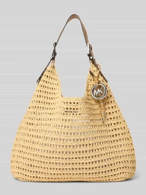 Hobo Shoulder Bag z aplikacją z metką model 'NOLITA' MICHAEL Michael Kors