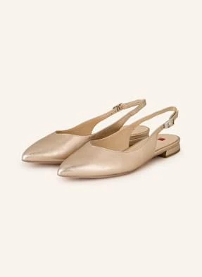 Högl Baleriny Z Odkrytą Piętą rosegold