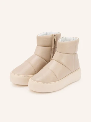 Högl Botki Na Platformie beige