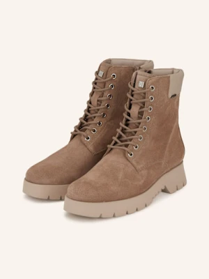 Högl Botki Sznurowane beige