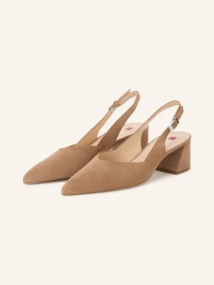 Högl Czółenka Typu Slingback beige
