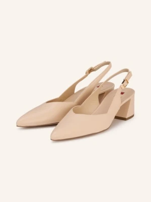Högl Czółenka Typu Slingback beige