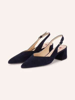 Högl Czółenka Typu Slingback blau