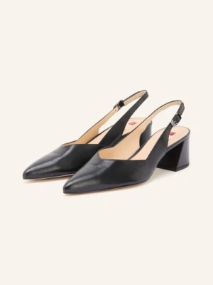 Högl Czółenka Typu Slingback schwarz