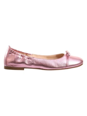 Högl Skórzane baleriny "Betty" w kolorze jasnoróżowym rozmiar: 37