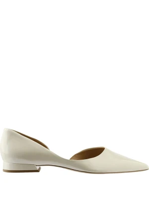 Högl Skórzane baleriny "Vivien" w kolorze kremowym rozmiar: 37