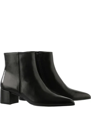 Högl Skórzane botki "Beatrice" w kolorze czarnym rozmiar: 41,5