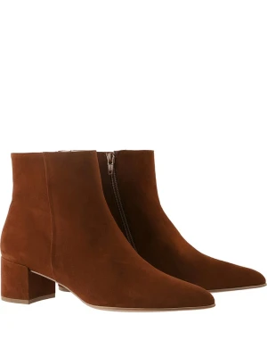 Högl Skórzane botki "Beatrice" w kolorze jasnobrązowym rozmiar: 36