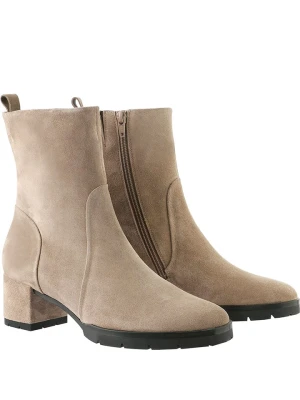 Högl Skórzane botki "Diana" w kolorze beżowym rozmiar: 38,5