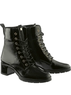 Högl Skórzane botki "Livia" w kolorze czarnym rozmiar: 37