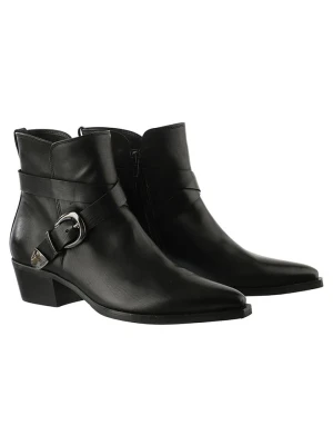 Högl Skórzane botki "Miley" w kolorze czarnym rozmiar: 38