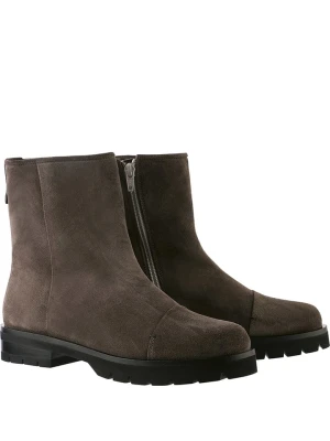 Högl Skórzane botki "Theo" w kolorze antracytowym rozmiar: 38