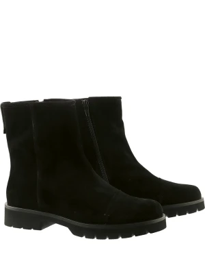 Högl Skórzane botki "Theo" w kolorze czarnym rozmiar: 41