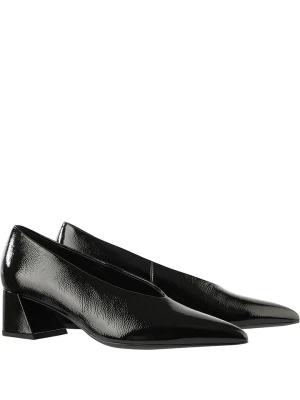 Högl Skórzane czółenka "Savanna" w kolorze czarnym rozmiar: 36