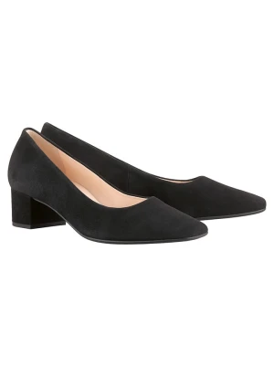 Högl Skórzane czółenka "Squared 40" w kolorze czarnym rozmiar: 34,5