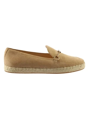 Högl Skórzane espadryle w kolorze beżowym rozmiar: 40