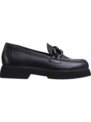 Högl Skórzane mokasyny "Stacy" w kolorze czarnym rozmiar: 39