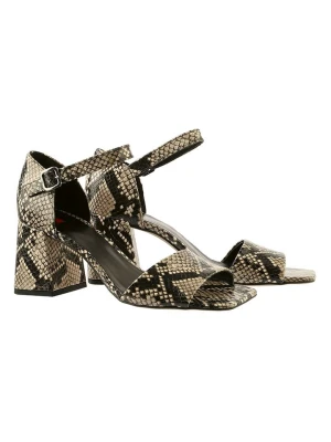 Högl Skórzane sandały "Beatrice" w kolorze khaki rozmiar: 40