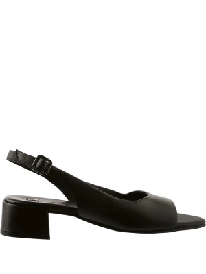 Högl Skórzane sandały "Elsa" w kolorze czarnym rozmiar: 38