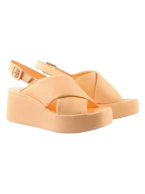 Zdjęcie produktu Högl Skórzane sandały "Lucie" w kolorze pomarańczowym rozmiar: 41