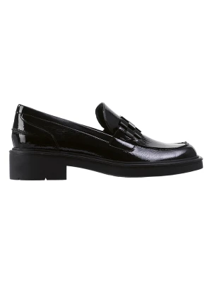 Högl Skórzane slippersy "Elliot" w kolorze czarnym rozmiar: onesize