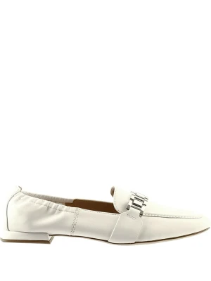 Högl Skórzane slippersy "Madeleine" w kolorze białym rozmiar: 38