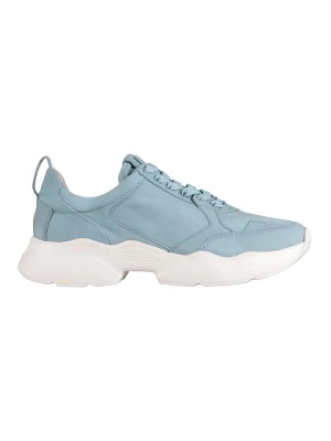 Högl Skórzane sneakersy "Brooklyn" w kolorze błękitnym rozmiar: 39
