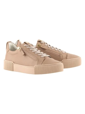 Högl Skórzane sneakersy "Comfy" w kolorze beżowym rozmiar: 40