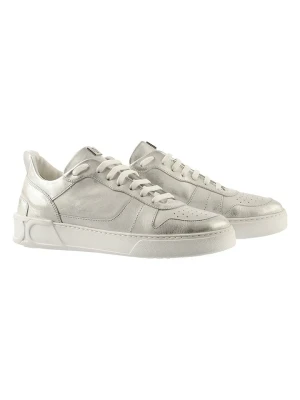 Högl Skórzane sneakersy "Mac" w kolorze srebrnym rozmiar: 37,5