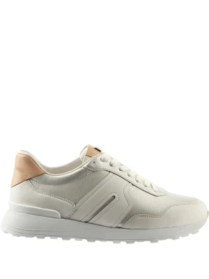 Högl Skórzane sneakersy "Tony" w kolorze biało-srebrnym rozmiar: 38