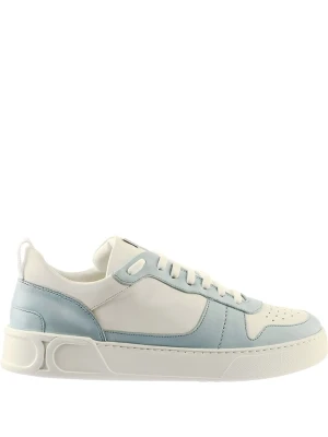 Högl Skórzane sneakersy w kolorze biało-błękitnym rozmiar: 38, 5