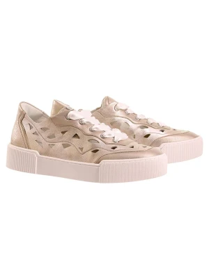 Högl Skórzane sneakersy w kolorze złotym rozmiar: 38
