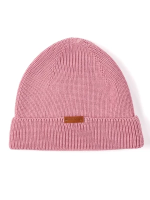 Hofbrucker Czapka beanie w kolorze jasnoróżowym rozmiar: 46-48 cm