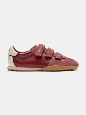 Hoff BRIDGE VELCROS CLAY sneakersy damskie skórzane czerwony