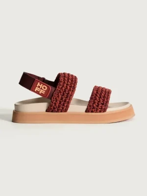Hoff sandały GALDANA TERRACOTA damskie kolor bordowy 12447003 GALDANA