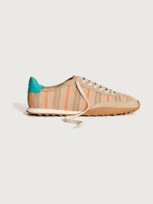 Hoff sneakersy BIRD WOVEN BEIGE damskie kolor beżowy 12510018