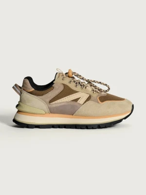 Hoff sneakersy CITY OFF ROAD BEIGE damskie kolor brązowy 22558006
