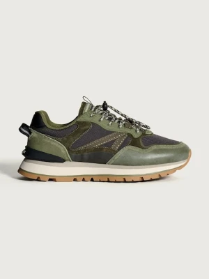 Hoff sneakersy CITY OFF ROAD KHAKI męskie kolor zielony 22558602