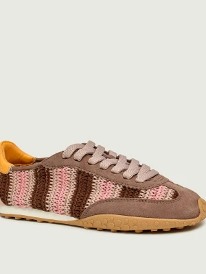 HOFF Sneakersy | zamsz brązowy