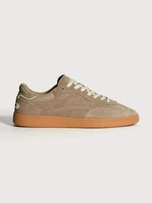 Hoff sneakersy zamszowe ALLEY TAUPE MAN męskie kolor beżowy 22562602