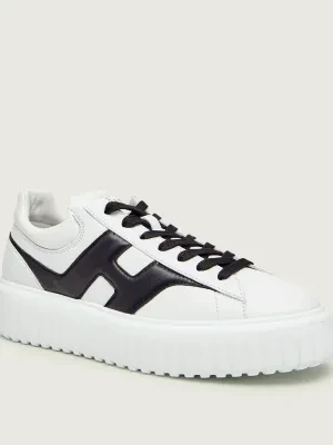 Hogan Skórzane sneakersy H-STRIPES ALLACCIATO H SPEZZATA