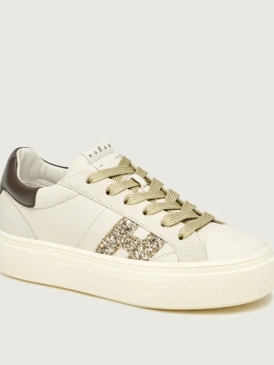 Hogan Skórzane sneakersy H705 ALLACCIATO | zamsz