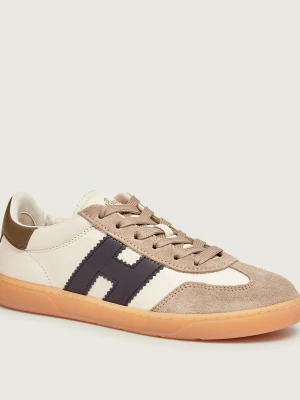 Hogan Skórzane sneakersy Hogan Cool Allacciato | zamsz beżowy