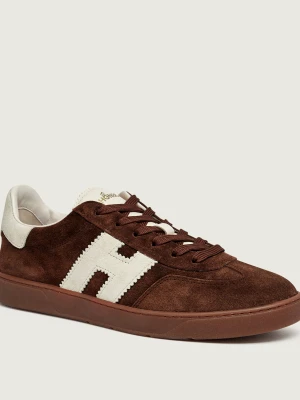Hogan Sneakersy Cool | zamsz brązowy