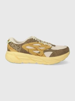 Hoka buty Clifton L Suede TP kolor zielony 1150910