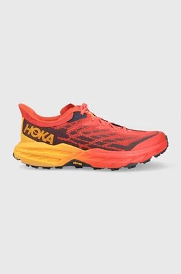 Hoka buty do biegania Speedgoat 5 1123157 kolor pomarańczowy