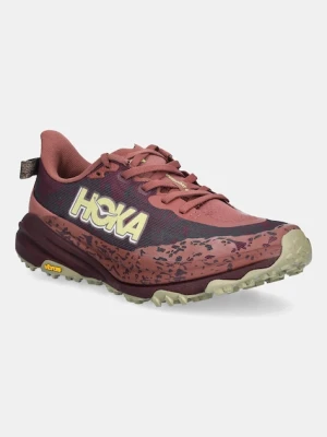 Hoka buty Speedgoat 6 damskie kolor czerwony 1147811